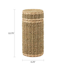 Load image into Gallery viewer, At Peace Memorials Woven Naturals Seagrass Scattering Urn for Ashes 200 cubic inches
