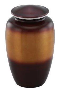 At Peace Memorials Copper Ombre Cremation Urn for ashes 200 CI