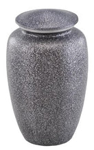 Load image into Gallery viewer, At Peace Memorials Classic Grey Cremation Urn for ashes 200 CI
