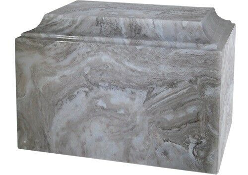 Large/Adult 225 Cubic Inch Tuscany Perlato Cultured Marble Cremation Urn