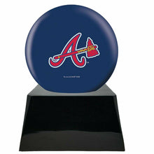 Load image into Gallery viewer, Atlanta Braves Sports Team Adult Metal Baseball Funeral Cremation Urn For Ashes
