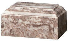 Load image into Gallery viewer, Small/Keepsake 22 Cubic Inch Cafe Tuscany Cultured Marble Funeral Cremation Urn
