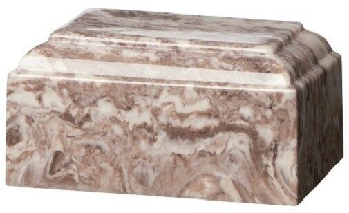 Small/Keepsake 22 Cubic Inch Cafe Tuscany Cultured Marble Funeral Cremation Urn