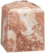 Load image into Gallery viewer, Small/Keepsake 45 Cubic Inch Cafe Cultured Marble Cremation Urn for Ashes
