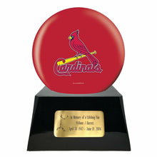 Load image into Gallery viewer, St Louis Cardinals Sports Team Adult Baseball Funeral Cremation Urn For Ashes
