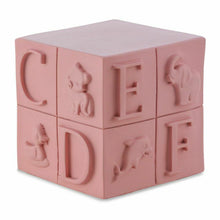 Load image into Gallery viewer, Small/Keepsake 10 Cubic Inch Pink Infant Block Funeral Cremation Urn for Ashes
