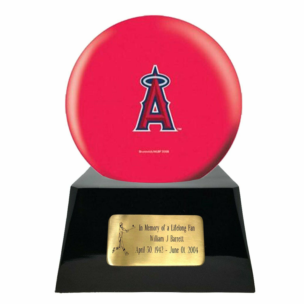 Los Angeles Angels Sports Team Adult Baseball Funeral Cremation Urn For Ashes