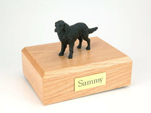 Load image into Gallery viewer, Flat Coated Retriever Pet Funeral Cremation Urn Avail in 3 Dif Colors &amp; 4 Sizes
