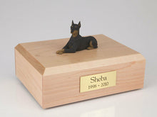 Load image into Gallery viewer, Doberman Ears Up Pet Funeral Cremation Urn Avail in 3 Different Colors &amp; 4 Sizes
