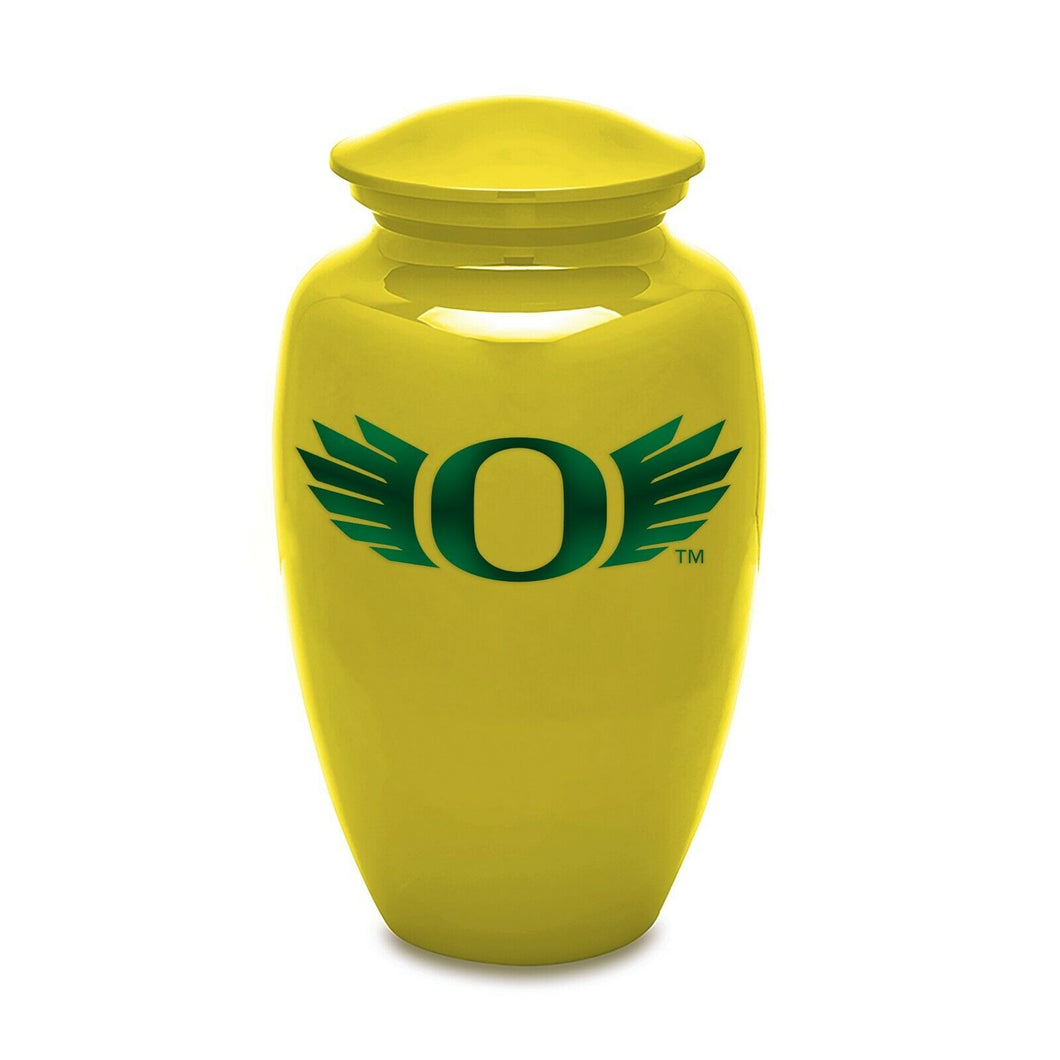 University of Oregon 210 Cubic Inch Large/Adult Funeral Cremation Urn for Ashes