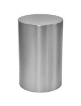 Load image into Gallery viewer, Large/Adult 200 Cubic Inches Silver Color Stainless Steel Cylinder Cremation Urn
