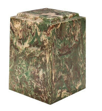 Load image into Gallery viewer, Large/Adult 220 Cubic Inch Windsor Camouflage Cultured Marble Cremation Urn
