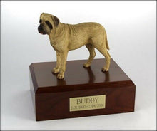 Load image into Gallery viewer, Bull Mastiff Pet Funeral Cremation Urn Available in 3 Different Colors 4 Sizes
