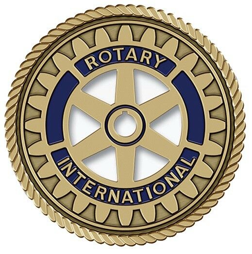 Rotary International Medallion for Box Cremation Urn/Flag Case - 3 Inch Diameter