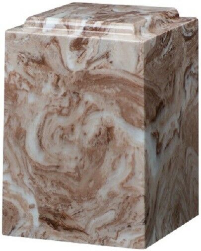 Large/Adult 220 Cubic Inch Windsor Cafe Cultured Marble Cremation Urn for Ashes