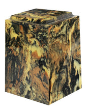 Load image into Gallery viewer, Large/Adult 220 Cubic Inch Windsor Antique Gold Cultured Marble Cremation Urn
