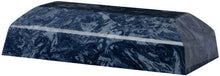 Load image into Gallery viewer, Large/Adult 298 Cubic Inch Midnight Blue Zenith Cultured Marble Cremation Urn
