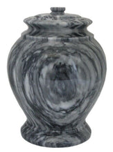 Load image into Gallery viewer, Large/Adult 220 Cubic Inch London Cashmere Gray Marble Funeral Cremation Urn
