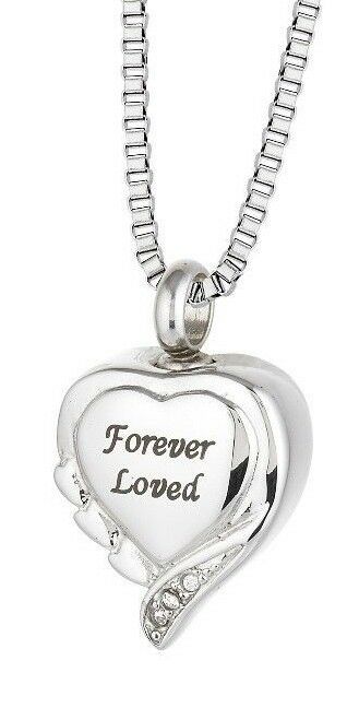 Forever Loved Pendant/Necklace Funeral Cremation Urn for Ashes