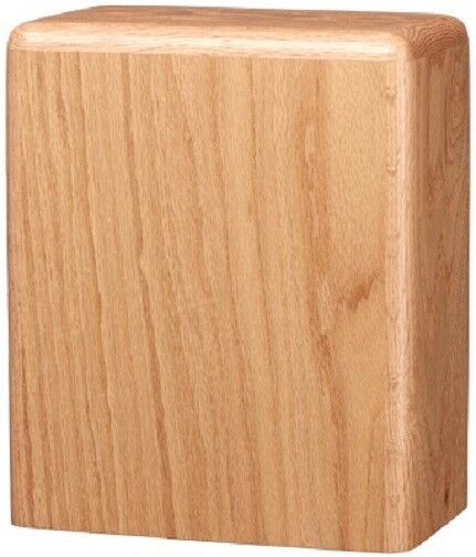 Large/Adult 200 Cubic Inch Harmony Natural Cherry Maple Cremation Urn for Ashes