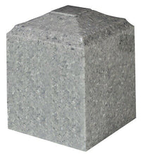 Load image into Gallery viewer, Small/Keepsake 45 Cubic Inch Gray Cultured Granite Cremation Urn for Ashes
