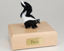 Load image into Gallery viewer, Skunk Figurine Wildlife Cremation Urn Available in 3 Different Colors &amp; 4 Sizes
