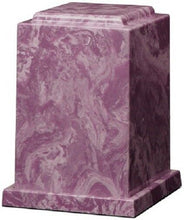 Load image into Gallery viewer, Large 225 Cubic Inch Windsor Elite Purple Cultured Marble Cremation Urn
