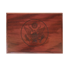 Load image into Gallery viewer, Large/Adult 225 Cubic Inch Wood Navy Funeral Cremation Urn-Made in USA
