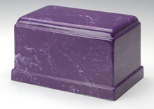 Load image into Gallery viewer, Olympus Purple Marble 275 Cubic Inch Adult Cremation Urn For Ashes, TSA Approved
