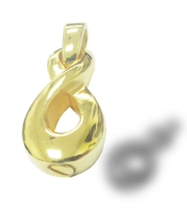 24k gold deals cremation jewelry