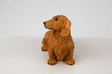 Load image into Gallery viewer, Brown Dachshund Pet Funeral Cremation Urn Avail in 3 Different Colors &amp; 4 Sizes
