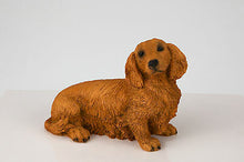 Load image into Gallery viewer, Brown Dachshund Pet Funeral Cremation Urn Avail in 3 Different Colors &amp; 4 Sizes
