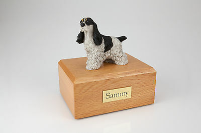 Cocker Spaniel Pet Funeral Cremation Urn Avail in 3 Different Colors & 4 Sizes