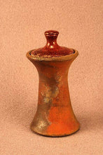 Load image into Gallery viewer, RAKU Unique Ceramic Companion Small/ Keepsake Funeral Cremation Urn #I0015
