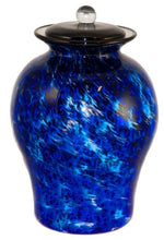 Load image into Gallery viewer, Large/Adult 220 Cubic Inch Palermo Water Funeral Glass Cremation Urn for Ashes
